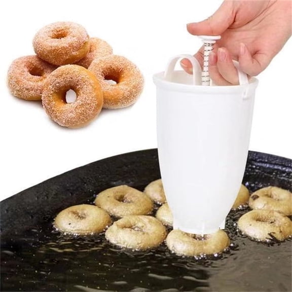 One hand Donut Maker Manual Donut Maker Plastic Doughnut Machine Mold Biscuit Donut Maker Donut-Depositor Made Waffle Dispenser