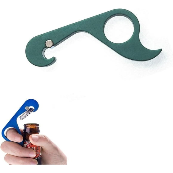 One-handed Bottle Opener, Compact Beverage Aluminum Jar Opener for Weak Hands, Seniors with Arthritis