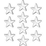 One inch Star Patches, Embroidered 1" Star Patch Iron on Appliques in 13 Colors (10-Pack) Laughing Lizards