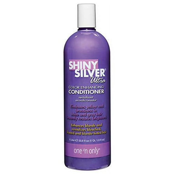 One 'n Only Shiny Silver Ultra Color-Enhancing Conditioner, 33.8 oz, 2 Pack