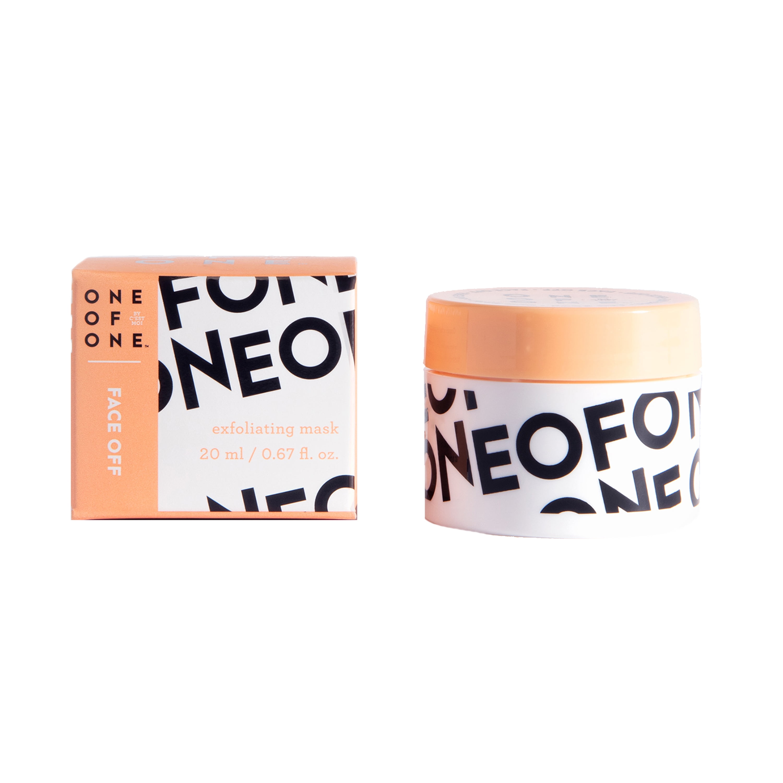 One of One by C'est Moi Face Off Exfoliating Clay Mask with Lactic