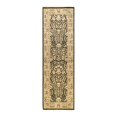 thumbnail image 1 of One of a Kind Hand Made Mogul Oriental Wool Area Rug Black Runner, 1 of 5
