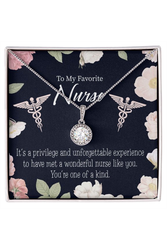 One of a Kind Healthcare Medical Worker Nurse Appreciation Eternal Hope Necklace Message Card