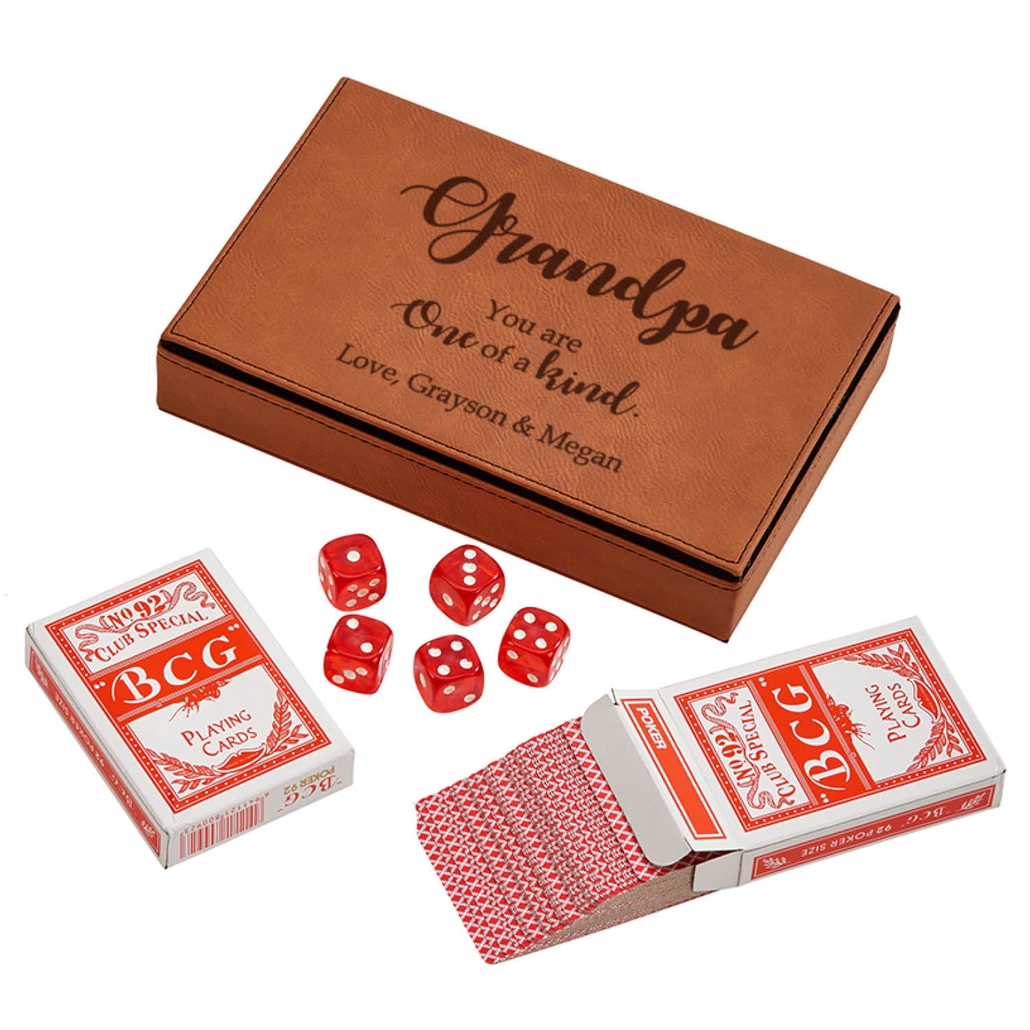 One of a Kind Personalized Playing Card Set
