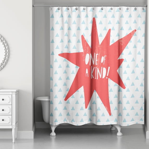 Creative Products One of a Kind Red Design 71x74 Shower Curtain