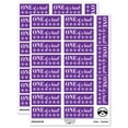 thumbnail image 1 of One of a Kind Snowflakes Teacher Student School Sticker Set - Purple - Matte Finish - 2.00" Large, 1 of 7