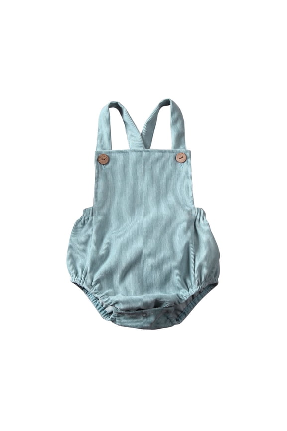 2020 Baby Summer Clothing Newborn Infant Baby Boy Girls Bodysuit Jumpsuit Corduroy Clothes Backless Outfits