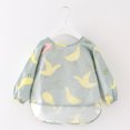 thumbnail image 1 of One opening Baby Waterproof Bibs with Long Sleeve Infant Cartoon Washable Feeding Apron 0-4 Years, 1 of 6