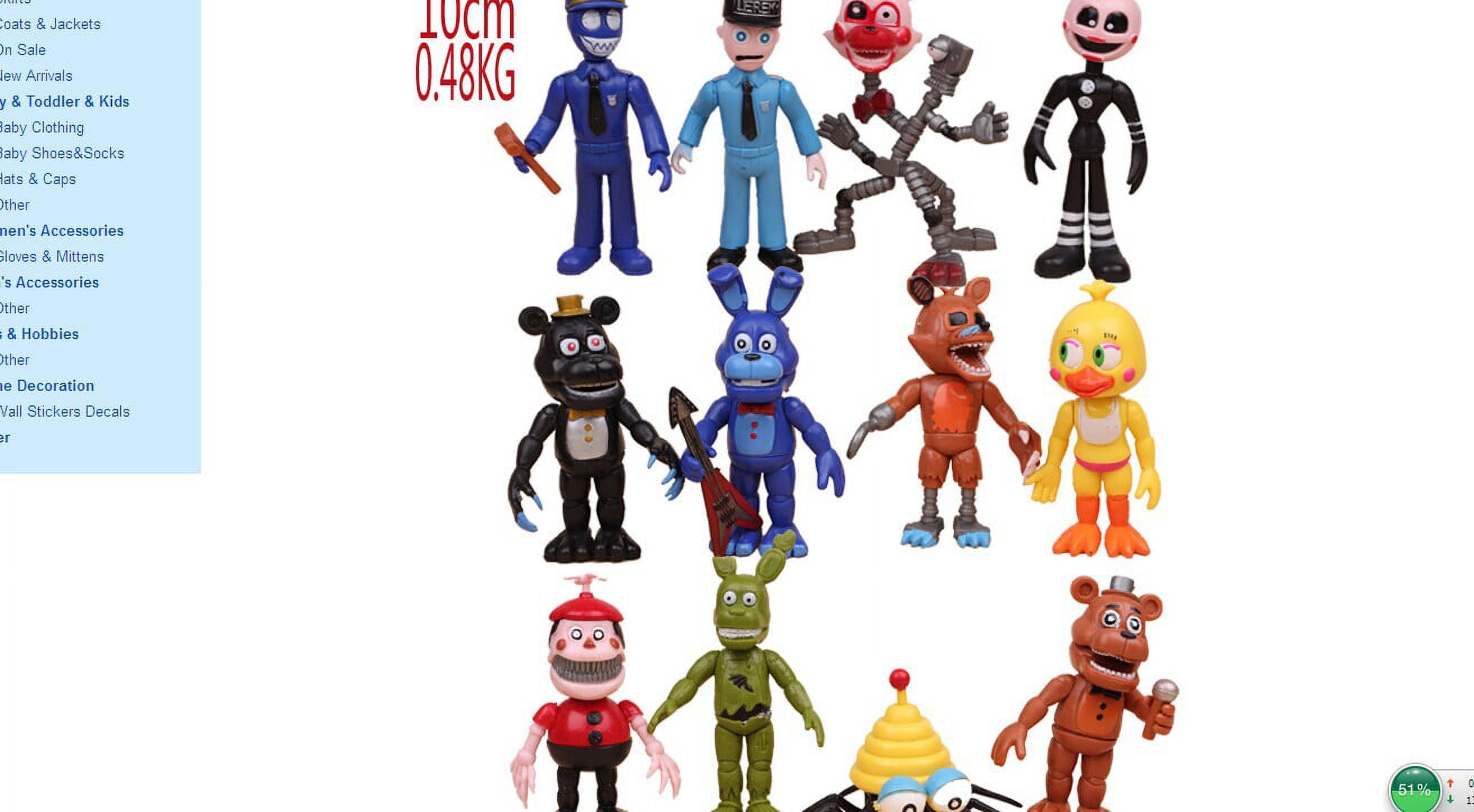One opening Five Nights at Freddy s FNAF Game Action Figures Doll Kid