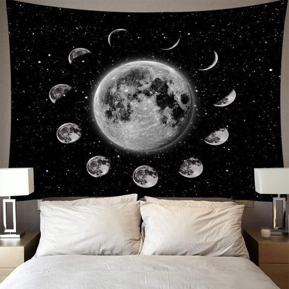 One opening India Mandala Hanging Sun Moon Tarot Wall Tapestry Carpet