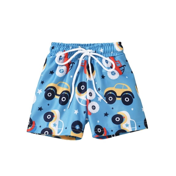 One opening Summer Baby Toddler Boys Cartoon Printed Swim Shorts Bathing Suit Beach Pool Boy Swim Trunks