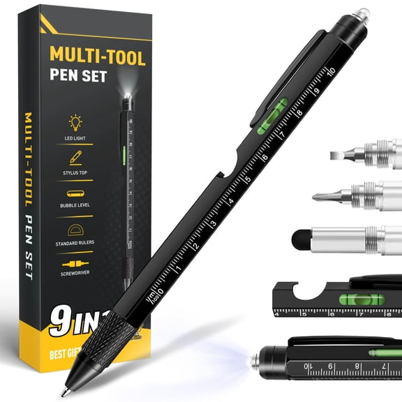 One pen, nine functions, a cool little gadget for men's Christmas gifts.