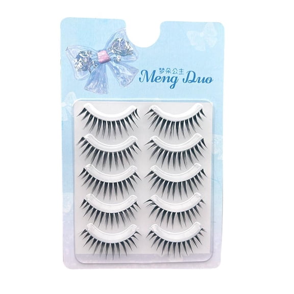 One-piece Thick False Eyelashes Three-dimensional Look Reusable Long-lastin