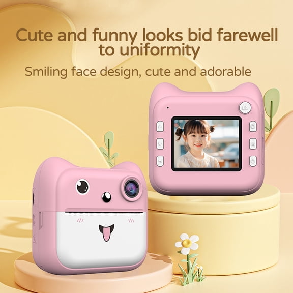 One-piece children's printer allows you to take photos and print them instantly, recording your growth and cherishing memories.