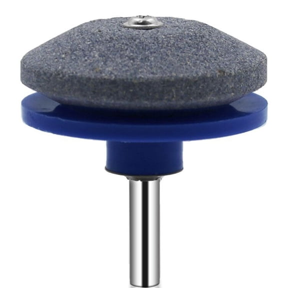 One-piece lawnmower blade sharpener, lawnmower sharpening stone wheel, universal gardening tool sharpening stone, suitable for rotary lawnmowers, shovels, hoes, lawn trimmers, and other tools.
