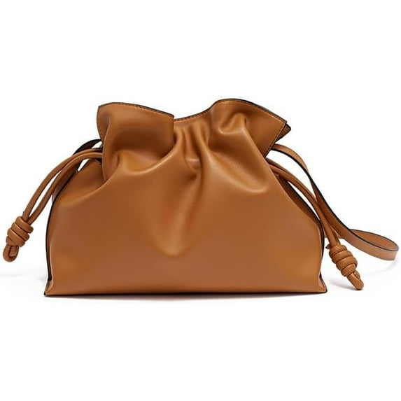 One-shoulder cross-body Korean-style cloud bag, genuine leather large-capacity lucky bag bag!/1