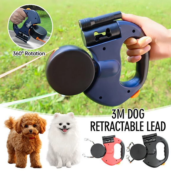 One to Two Pet Traction Rope Automatic Telescopic Puller Dog Chest Strap Outdoor Small and Medium sized Dog Walking Tool