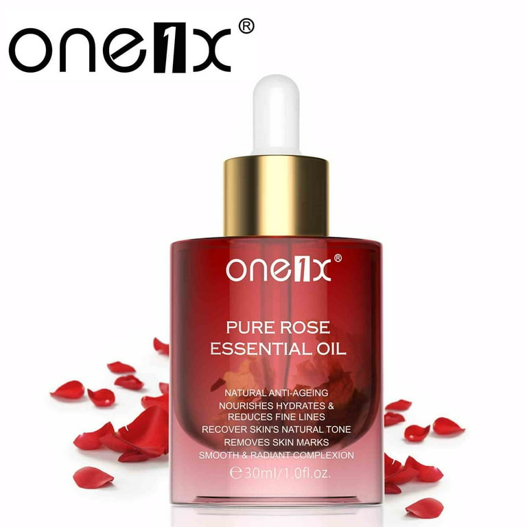 One1X Organic Rose Essential Oils for Dry Skin Moisturizing Rose