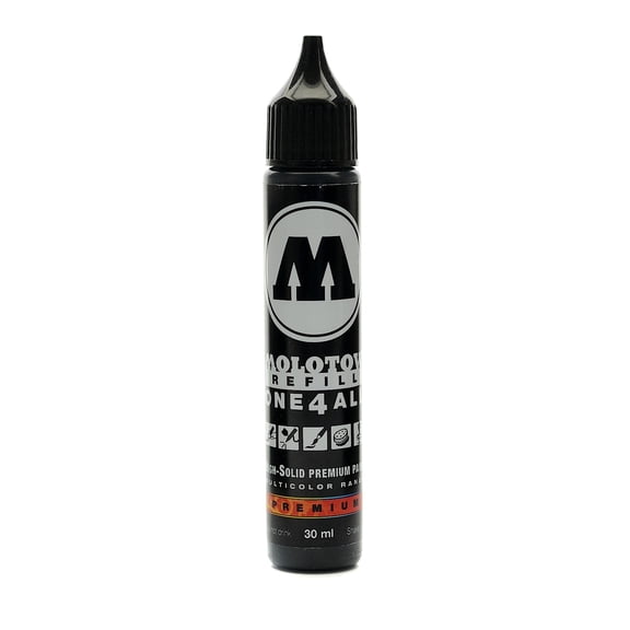 One4All Acrylic Paint Marker Refill signal black, 30 ml, 180 (pack of 3)