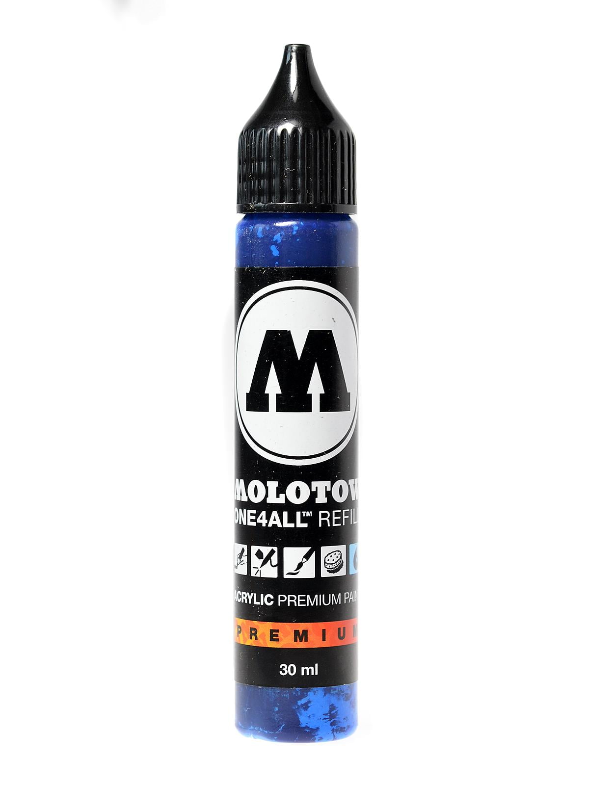 One4All Acrylic Paint Marker Refill true blue, 30 ml, 204 (pack of 3)