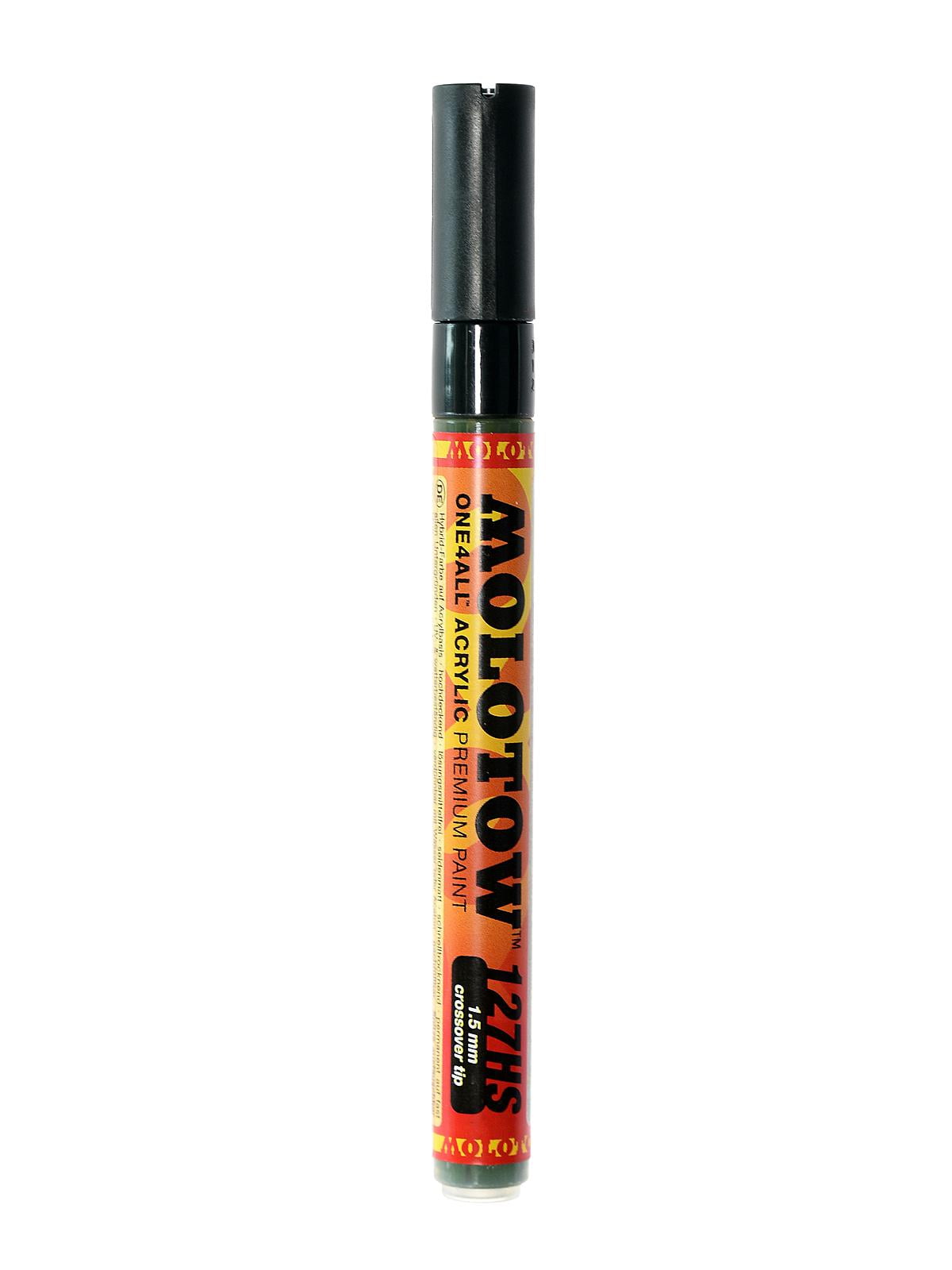 One4All Acrylic Paint Markers 1.5 mm, future green, 422 (pack of 6)