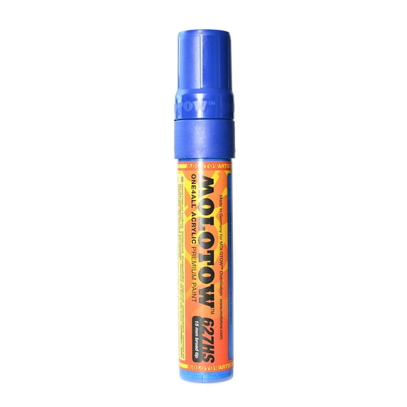 One4All Acrylic Paint Markers 15 mm, true blue, 204 (pack of 3)