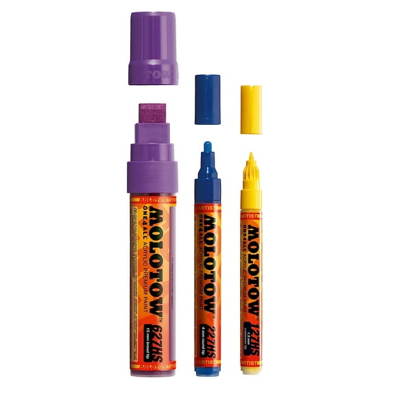 One4All Acrylic Paint Markers 4 mm, hazelnut, 210 (pack of 6)