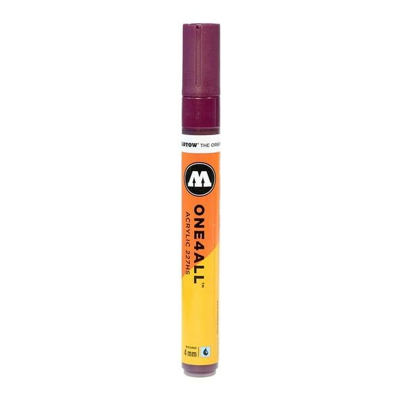 One4All Acrylic Paint Markers 4 mm, purple violet, 233 (pack of 6)