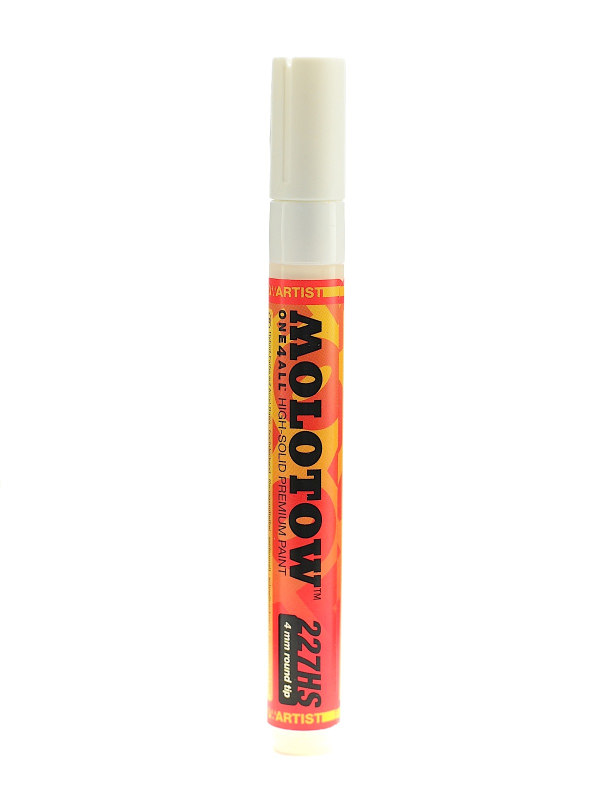 One4All Acrylic Paint Markers 4 mm, signal white, 160 (pack of 3)
