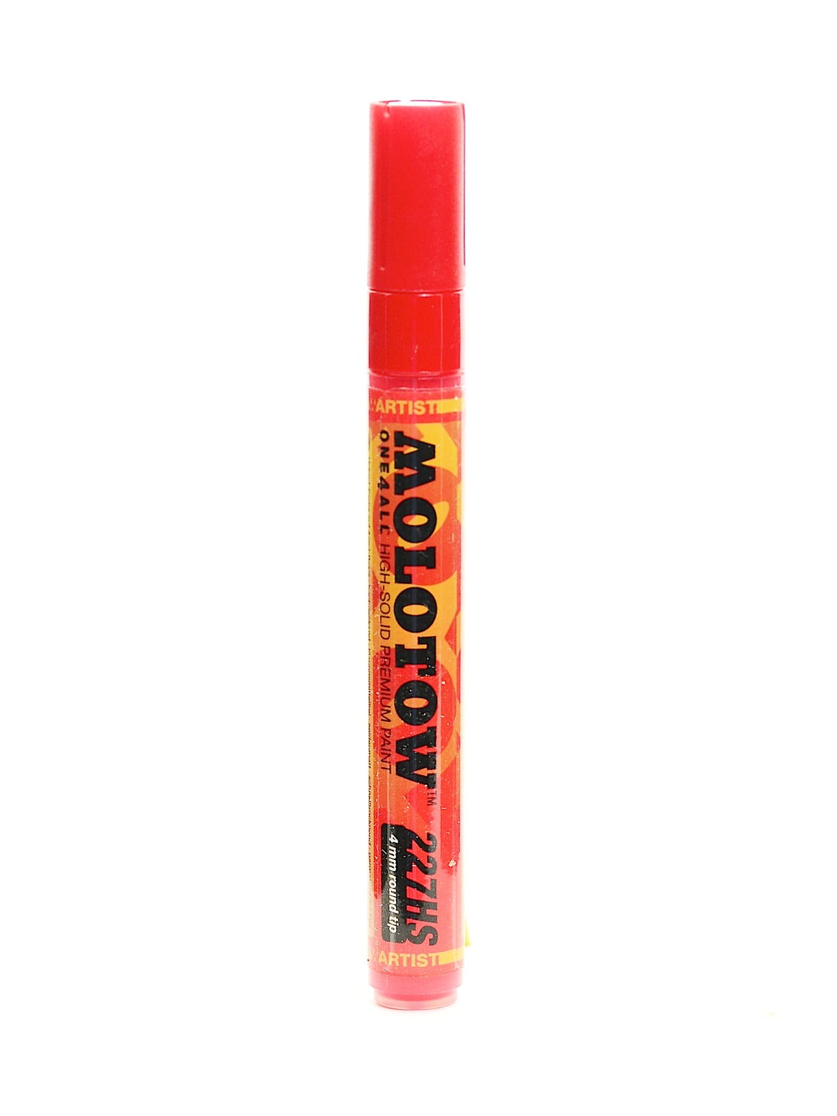 One4All Acrylic Paint Markers 4 mm, traffic red, 013 (pack of 3)