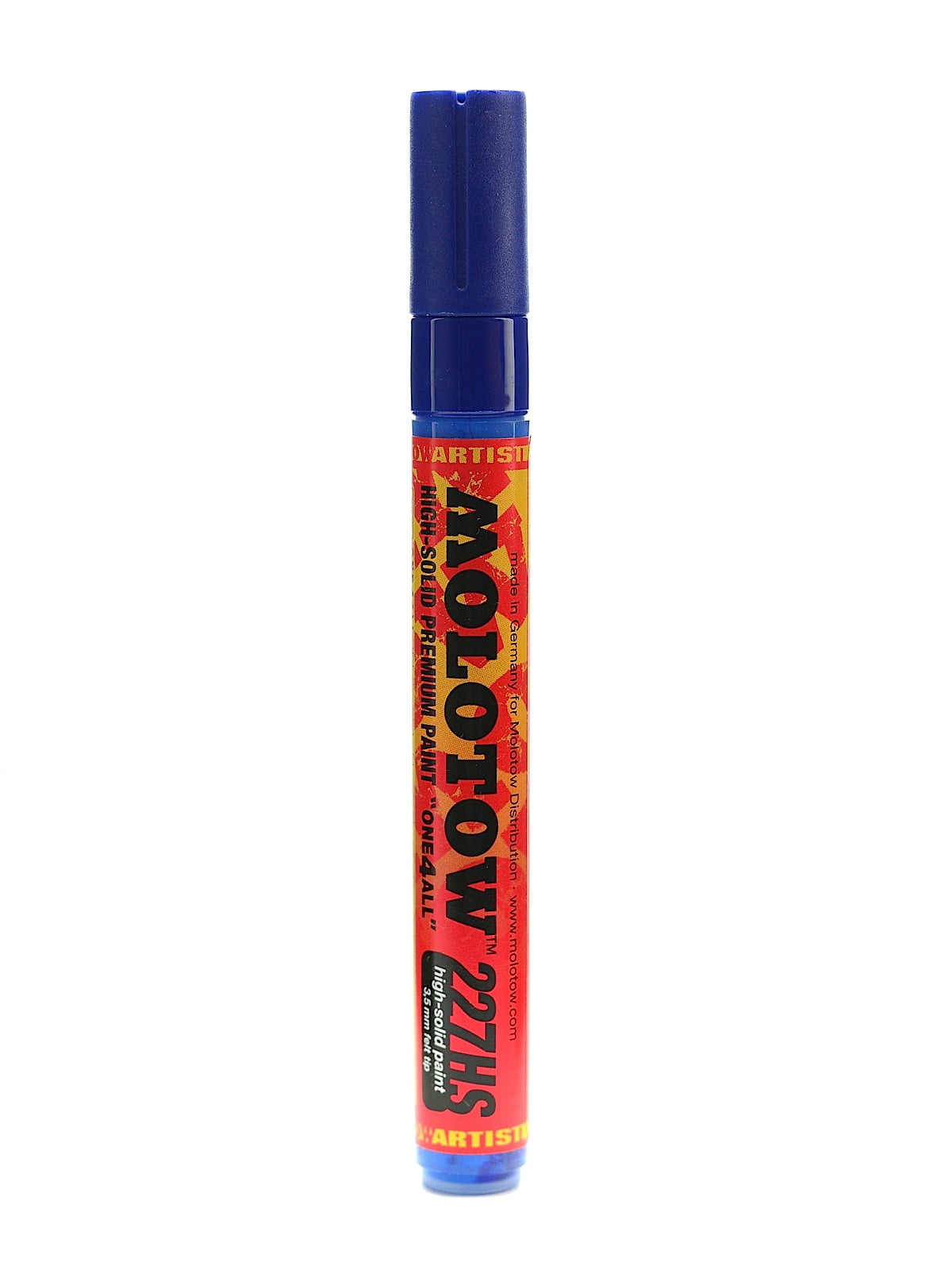 One4All Acrylic Paint Markers 4 mm, true blue, 204 (pack of 3)