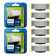 OneBlade Blade, Replacement Blade for OneBlade Electric Shaver and Trimmer, ,Compatible with QP230/50, 6 Pack
