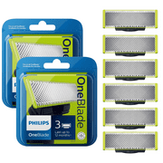 OneBlade Replacement Head - QP230/50- Compatible withPhilips OneBlade Electric Shaver and Trimmer QP230/50 QP230/80, 6 Pack