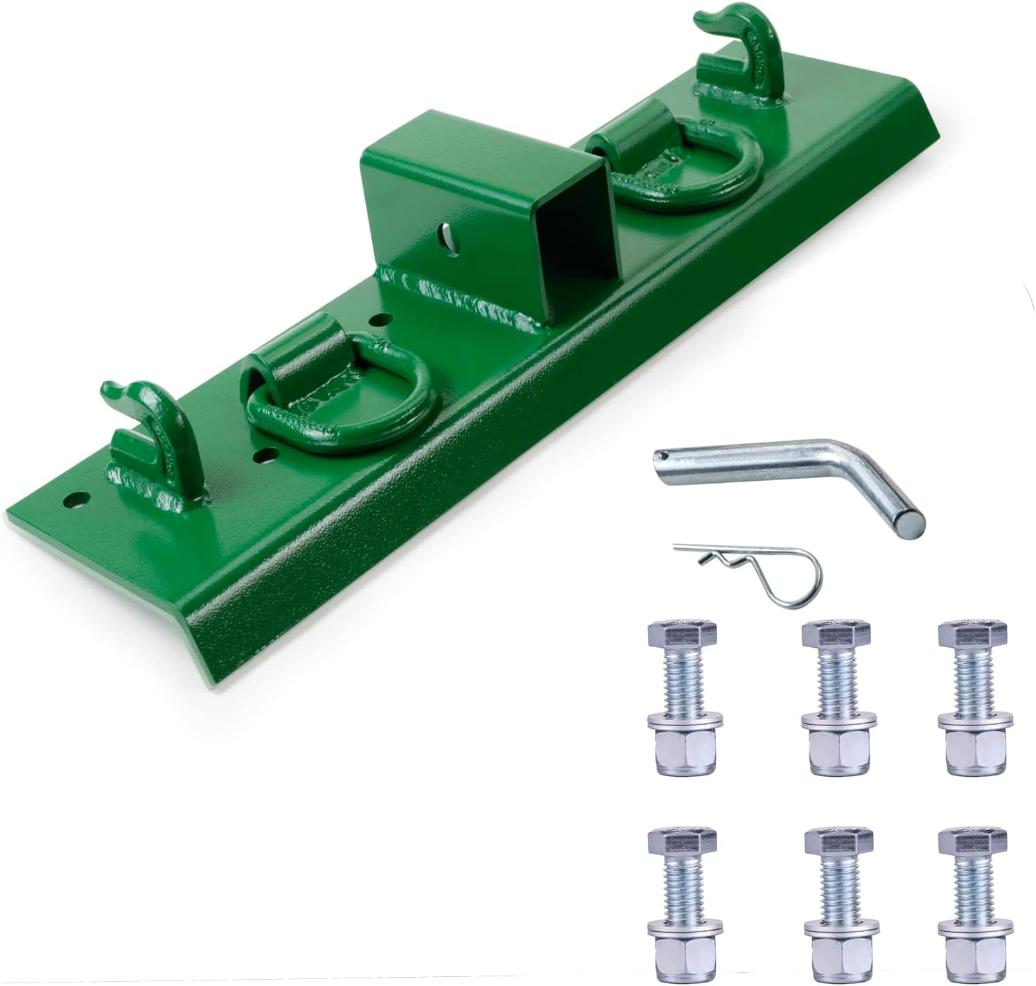 OneChoi Tractor Bucket Hooks Bolt on Hooks 2” Receiver, G70 Grade Grab