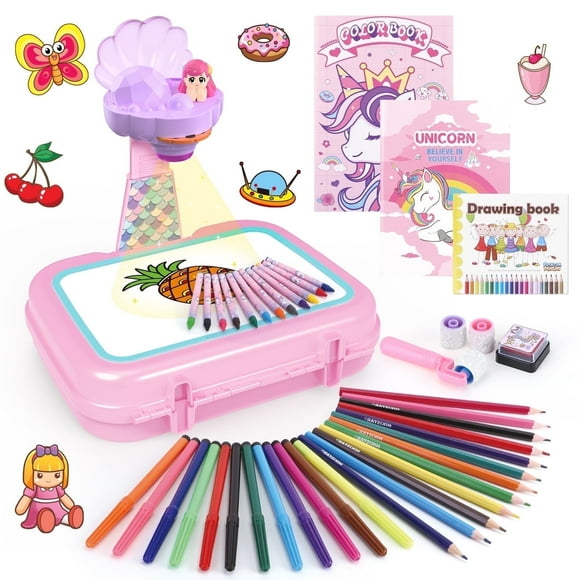 OneDayFun Drawing Projector Arts and Crafts Kit for Kids 3+