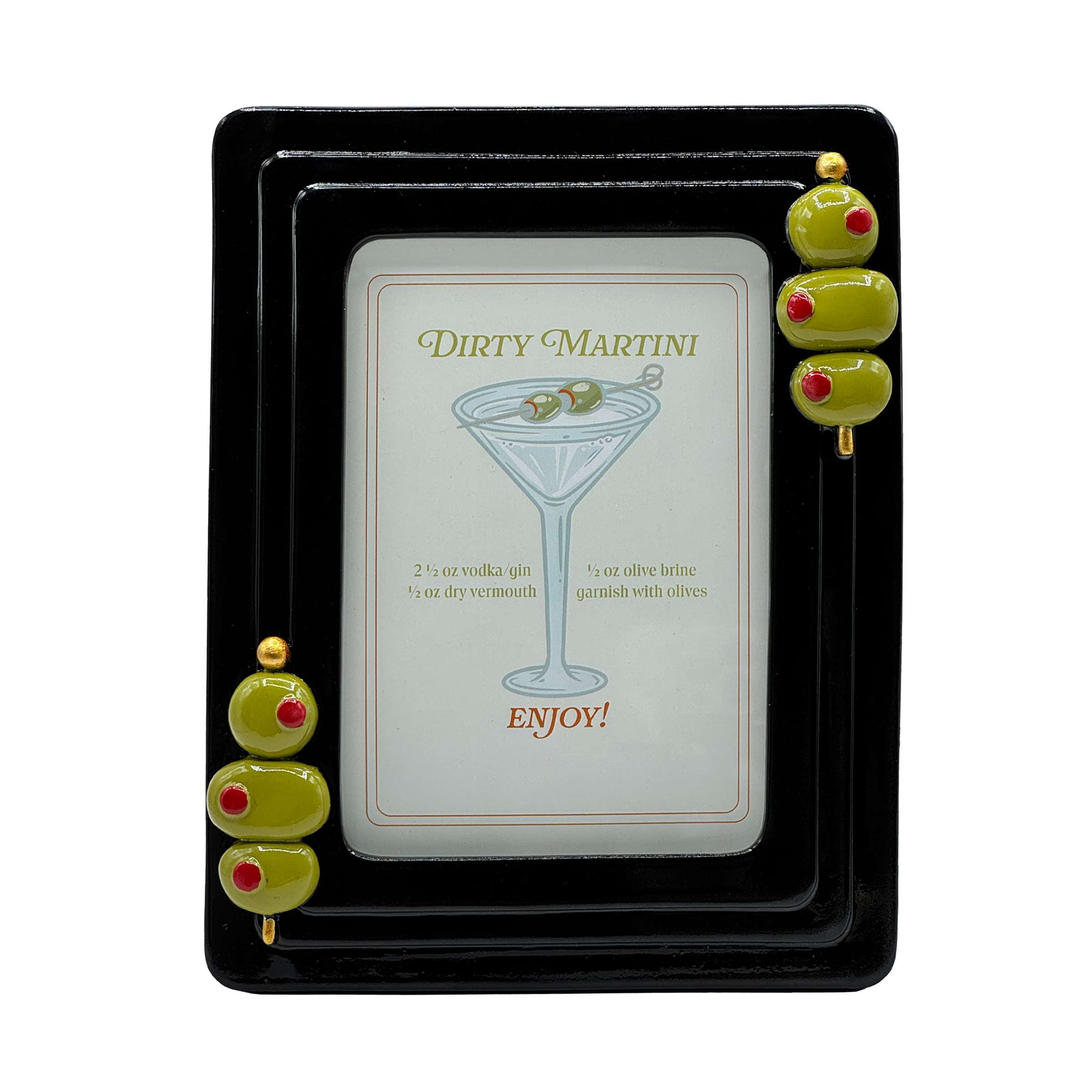 OneDesign Home 5X7 Dirty Martini Resin Picture Frame