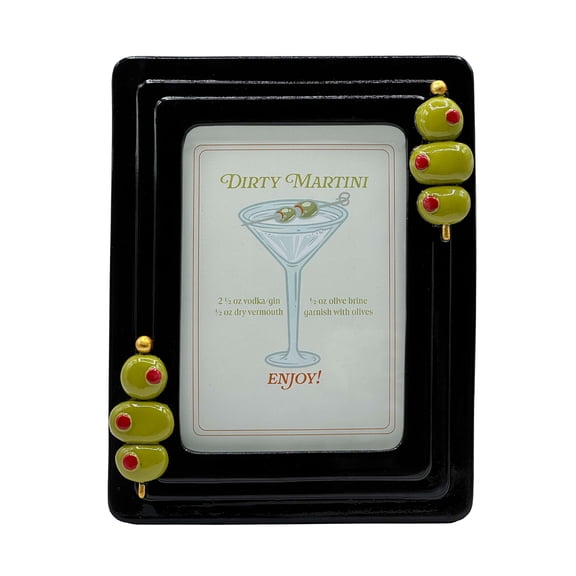 OneDesign Home 5X7 Dirty Martini Resin Picture Frame