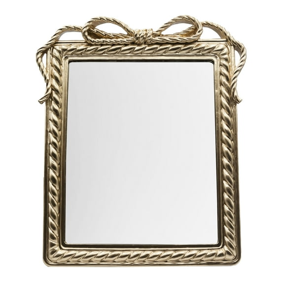 OneDesign Home 8X10 Gold Bow Resin Tabletop Mirror