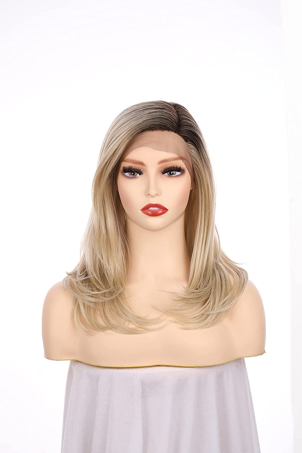 Lace Front Premium High Temperatures Wig Amazon.com : VOKEYLA Synthetic Lace Front Wigs For Women  main image 2
