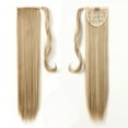 thumbnail image 1 of OneDor 24" Straight Wrap Around Ponytail Extension for Women. Premium Synthetic Fiber 120g-130g (16hH613), 1 of 4