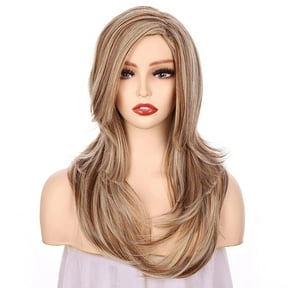 OneDor Full Head Beautiful Long Curly Wave Stunning Wig Charming Curly Costume Wigs with Fringe (RL16/88) …