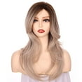 thumbnail image 1 of OneDor Full Head Beautiful Long Curly Wave Stunning Wig Charming Curly Costume Wigs with Fringe (RL19/23SS) …, 1 of 7