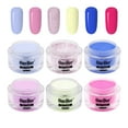 thumbnail image 1 of OneDor Nail Dip Dipping Powder – Acrylic Color Pigment Powders Pro Collection System, (6 Multi Colors Set-10g) …, 1 of 4