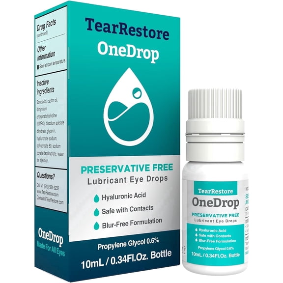 OneDrop Preservative Free Eye Drop (2-Pack) Nanodroplet