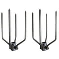 thumbnail image 1 of OneGrill Stainless Large Animal Rotisserie Spit Forks (4 Prong Forks), 1 of 3