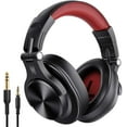 thumbnail image 1 of OneOdio Bluetooth Over-Ear Headphones with Mic | Wireless & Corded Dual-Mode Headphones for Drum Piano PC Phones Laptop-72 Hours Playtime-A70 Red, 1 of 12