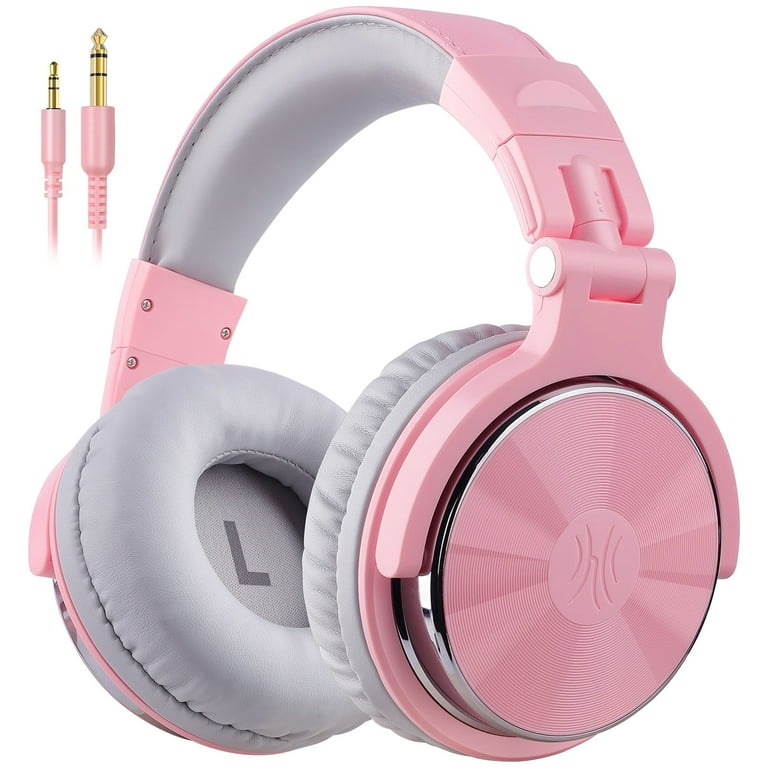 OneOdio Kids Over Ear Headphones Noise Cancelling Wired Stereo Cord Pink with Mic for Girls Walmart
