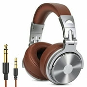 OneOdio Pro 30 Studio Wired Over Ear Hi-Res Audio Headphones, Silver