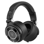 OneOdio Recording Studio Wired Over Ear Headphones Monitor 60 -Hi-Res Audio 6.35mm (1/4") Adapter for Tracking Mixing DJ Mastering Broadcast-Black