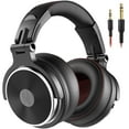 thumbnail image 1 of OneOdio Wired Headphones Professional Studio Headphones for Podcast Mixing Recording | In-Line Mic & 3.5/6.35mm Dual Plugs-Pro-50 Black, 1 of 11